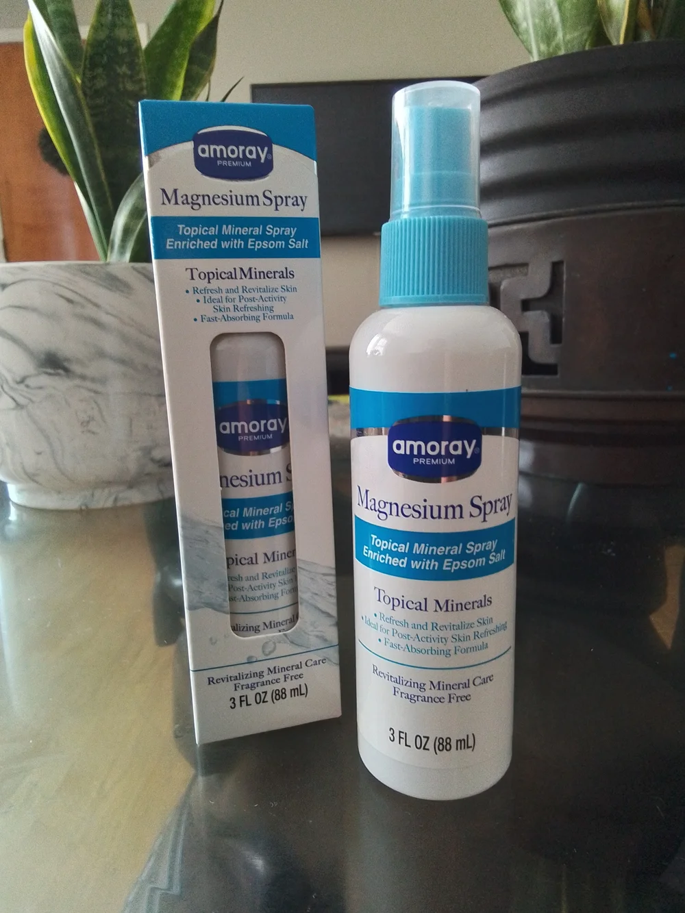 Magnesium Spray Topical Mineral Spray - Blue